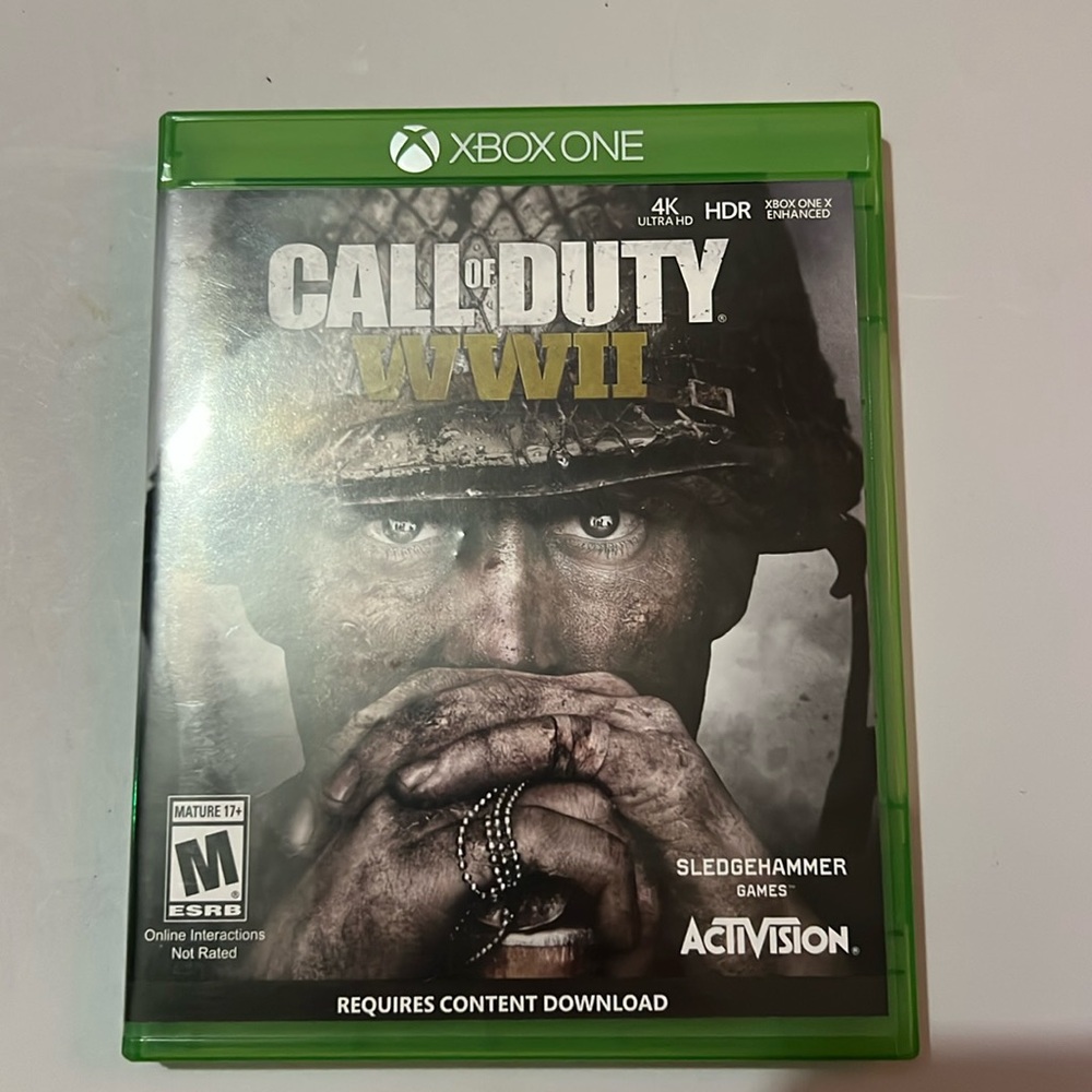 COD WW2 Xbox one video game